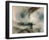 Snowstorm at Sea, 1842-J^ M^ W^ Turner-Framed Premium Giclee Print