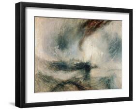 Snowstorm at Sea, 1842-J^ M^ W^ Turner-Framed Giclee Print