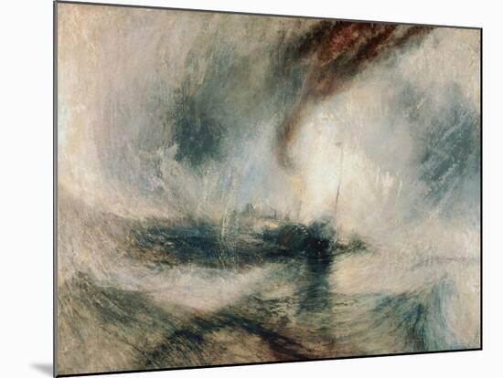 Snowstorm at Sea, 1842-J^ M^ W^ Turner-Mounted Giclee Print