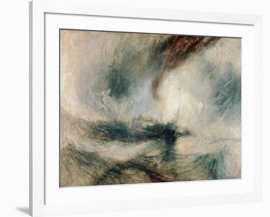 Snowstorm at Sea, 1842-J^ M^ W^ Turner-Framed Giclee Print