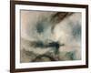 Snowstorm at Sea, 1842-J^ M^ W^ Turner-Framed Giclee Print