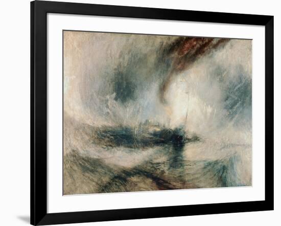 Snowstorm at Sea, 1842-J^ M^ W^ Turner-Framed Giclee Print