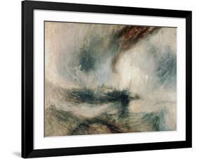 Snowstorm at Sea, 1842-J^ M^ W^ Turner-Framed Giclee Print