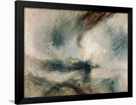 Snowstorm at Sea, 1842-J^ M^ W^ Turner-Framed Giclee Print