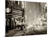 Snowstorm on 42nd Street in Times Square by Night-Philippe Hugonnard-Mounted Photographic Print