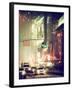 Snowstorm on 42nd Street in Times Square by Night-Philippe Hugonnard-Framed Photographic Print