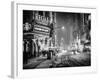 Snowstorm on 42nd Street in Times Square by Night-Philippe Hugonnard-Framed Photographic Print