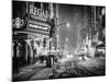 Snowstorm on 42nd Street in Times Square by Night-Philippe Hugonnard-Mounted Photographic Print