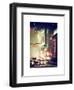 Snowstorm on 42nd Street in Times Square by Night-Philippe Hugonnard-Framed Art Print