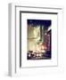 Snowstorm on 42nd Street in Times Square by Night-Philippe Hugonnard-Framed Art Print