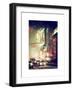 Snowstorm on 42nd Street in Times Square by Night-Philippe Hugonnard-Framed Art Print