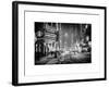 Snowstorm on 42nd Street in Times Square by Night-Philippe Hugonnard-Framed Art Print