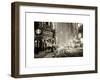 Snowstorm on 42nd Street in Times Square by Night-Philippe Hugonnard-Framed Art Print