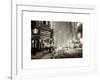 Snowstorm on 42nd Street in Times Square by Night-Philippe Hugonnard-Framed Art Print