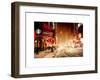 Snowstorm on 42nd Street in Times Square by Night-Philippe Hugonnard-Framed Art Print