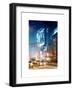 Snowstorm on 42nd Street in Times Square by Night-Philippe Hugonnard-Framed Art Print