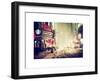 Snowstorm on 42nd Street in Times Square by Night-Philippe Hugonnard-Framed Art Print