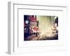 Snowstorm on 42nd Street in Times Square by Night-Philippe Hugonnard-Framed Art Print