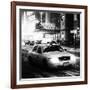 Snowstorm on 42nd Street in Times Square with Yellow Cab by Night-Philippe Hugonnard-Framed Photographic Print