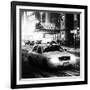 Snowstorm on 42nd Street in Times Square with Yellow Cab by Night-Philippe Hugonnard-Framed Photographic Print