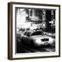 Snowstorm on 42nd Street in Times Square with Yellow Cab by Night-Philippe Hugonnard-Framed Photographic Print