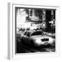 Snowstorm on 42nd Street in Times Square with Yellow Cab by Night-Philippe Hugonnard-Framed Photographic Print