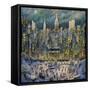 Snowtime in New York-Bill Bell-Framed Stretched Canvas