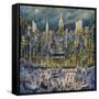 Snowtime in New York-Bill Bell-Framed Stretched Canvas