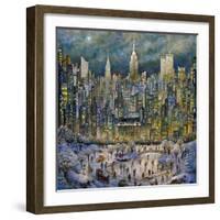 Snowtime in New York-Bill Bell-Framed Giclee Print