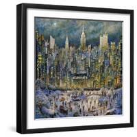 Snowtime in New York-Bill Bell-Framed Giclee Print