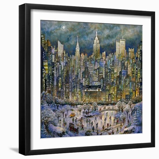 Snowtime in New York-Bill Bell-Framed Giclee Print