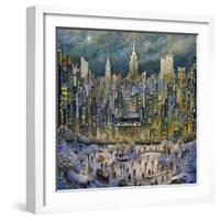 Snowtime in New York-Bill Bell-Framed Giclee Print