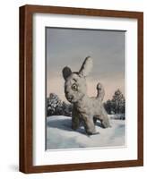 Snowy, 2010,-Peter Jones-Framed Giclee Print