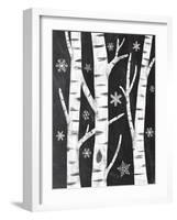 Snowy Birches-Mary Urban-Framed Art Print