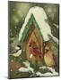 Snowy Birdhouse-William Vanderdasson-Mounted Giclee Print