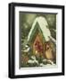 Snowy Birdhouse-William Vanderdasson-Framed Giclee Print