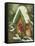 Snowy Birdhouse-William Vanderdasson-Framed Stretched Canvas