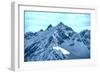 Snowy Blue Mountains in Clouds-Vakhrushev Pavel-Framed Photographic Print