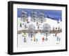 Snowy Brick Road-Gordon Barker-Framed Giclee Print