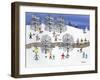 Snowy Brick Road-Gordon Barker-Framed Premium Giclee Print