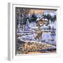 Snowy Cabin-The Macneil Studio-Framed Giclee Print