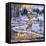 Snowy Cabin-The Macneil Studio-Framed Stretched Canvas