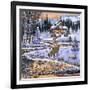 Snowy Cabin-The Macneil Studio-Framed Giclee Print