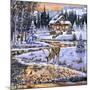 Snowy Cabin-The Macneil Studio-Mounted Giclee Print