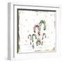 Snowy Candycanes I-PI Studio-Framed Art Print