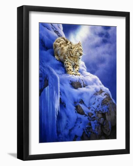 Snowy Cliff-Joh Naito-Framed Giclee Print