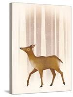 Snowy Doe-Ryan Fowler-Stretched Canvas