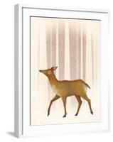 Snowy Doe-Ryan Fowler-Framed Art Print