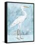 Snowy Egret II-Melissa Wang-Framed Stretched Canvas