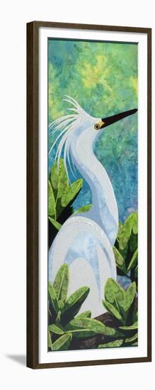 Snowy Egret-Kestrel Michaud-Framed Giclee Print